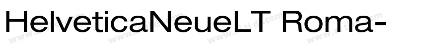 HelveticaNeueLT Roma字体转换